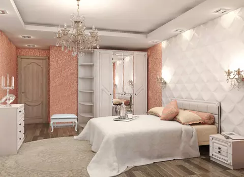 Модульный спальный гарнитур Азалия (Аквилон)