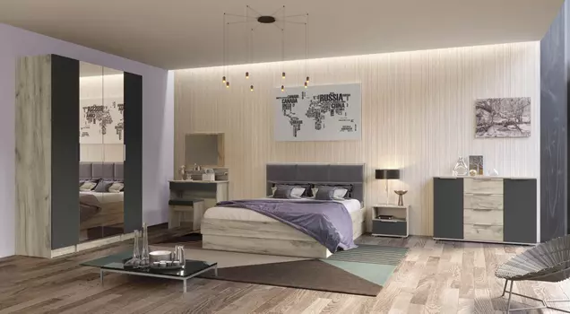 Модульный спальный гарнитур Венеция (НК мебель)