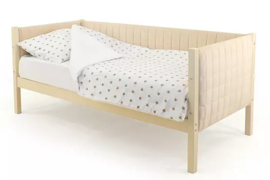 Мягкая детская кровать-тахта Skogen бежевый (Бельмарко)