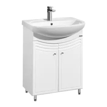 Напольная тумба Домус 65 с раковиной (Акватон)