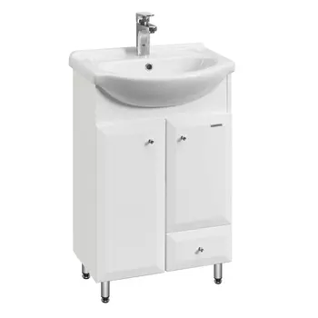 Напольная тумба Джимми 57 с раковиной (Акватон)