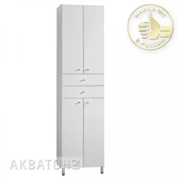 Напольный двухстворчатый шкаф-колонна Симпл (Акватон)