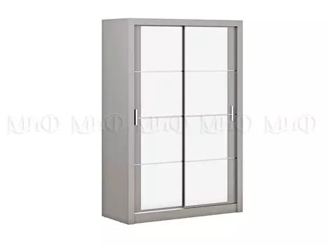 Неаполь Шкаф-купе серый (Миф)