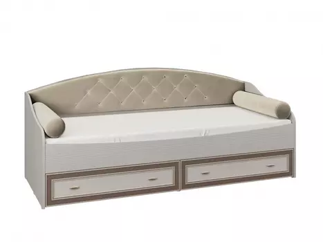 Односпальная кровать Тони-4 Миндаль (Олмеко)