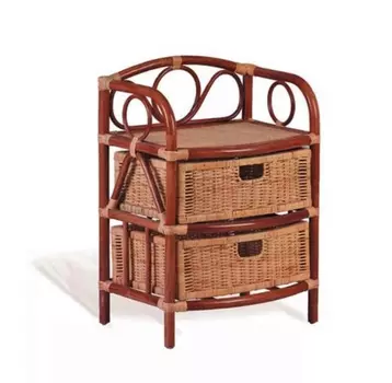 Плетеный комод с 2 ящиками 27/03 (Радуга)