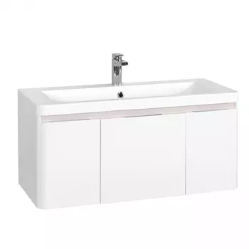 Подвесная тумба Шерилл 105 с раковиной (Акватон)