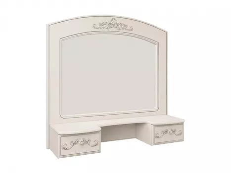 Полка с зеркалом и ящиками Каролина (Олмеко)