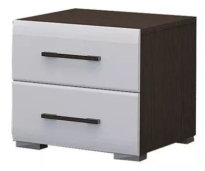 Прикроватная тумба Ненси с 2 ящиками (Горизонт)