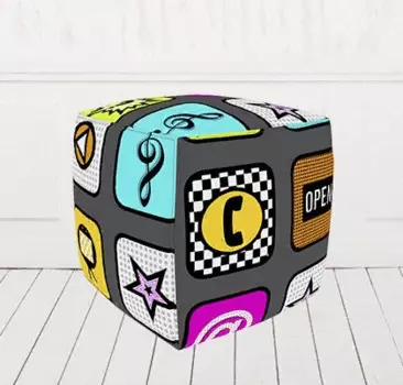 Пуфик-кубик Плей (Пуф 52)