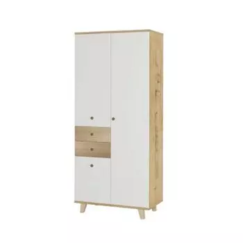 Шкаф 2-х створчатый №22 Лакки (Аквилон)