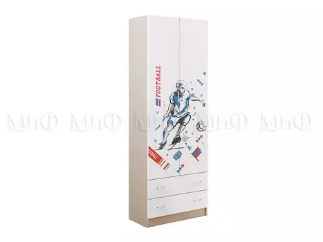 Шкаф 2-х створчатый Вега Boy (Миф)