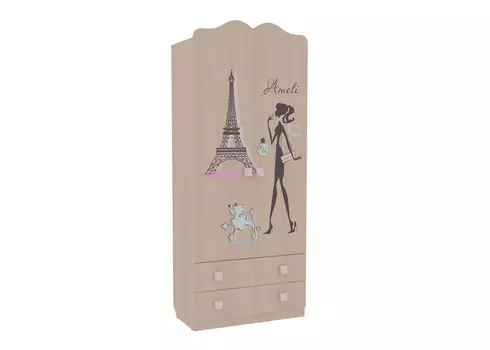 Шкаф 2-створчатый Амели МЕБЕЛЬСОН