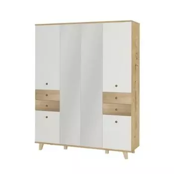 Шкаф 4-х створчатый №24 Лакки (Аквилон)