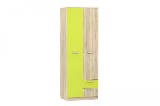 ШКАФ ДЛЯ ОДЕЖДЫ С ЯЩИКАМИ НМ 014.07 АКВАРЕЛЬ ( цвет на выбор) СИЛ