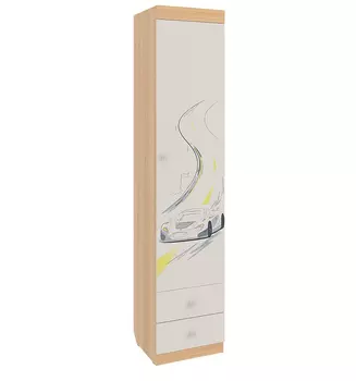 Шкаф комбинированный 1-створчатый Форсаж (Мебельсон)