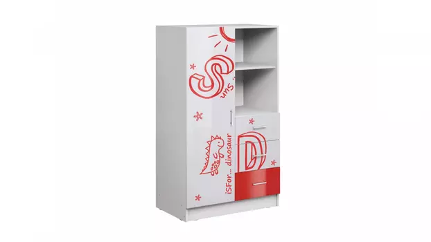 Шкаф комбинированный Вега Алфавит (Миф)