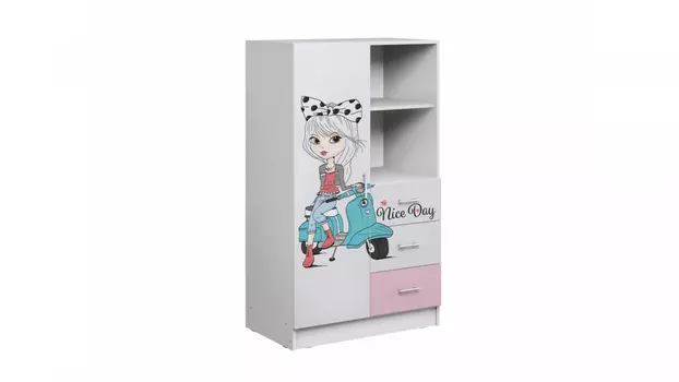 Шкаф комбинированный Вега Fashion-1 (Миф)