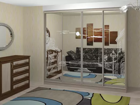 Шкаф-купе Армандо 4 (Баронс)