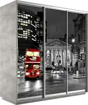 Шкаф-купе Фото ТРИО-трехдверный Е1