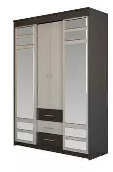 Шкаф-купе Юнона с ящиками (Горизонт)