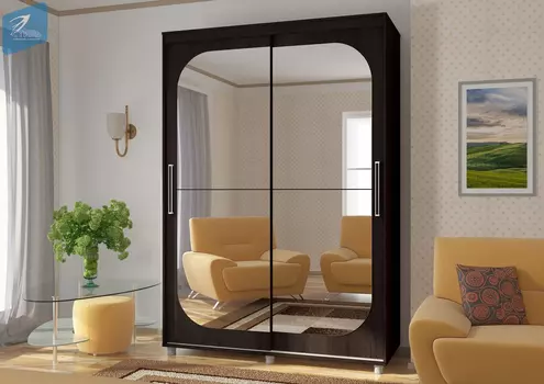 Шкаф-купе Комфорт 12 ПРАЙМ 1,5м Клевер (Стиль)