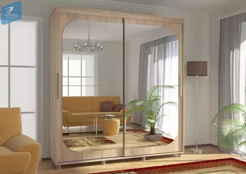 Шкаф-купе Комфорт-12 ПРАЙМ 2,0 Клевер (Стиль)