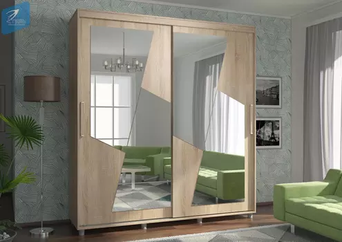 Шкаф-купе Комфорт-12 ПРАЙМ 2,0 Молния (Стиль)