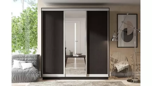 Шкаф-купе Румер 3-х дверный 1800 Трия