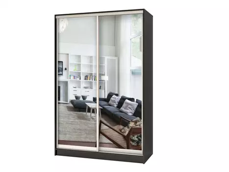 Шкаф купе Стандарт-2 зеркало (Баронс)