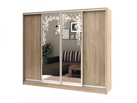 Шкаф купе Стандарт Комбо 4.3 (Баронс)