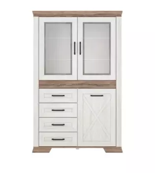 Шкаф REG2W1D4S Марсель (BRW)