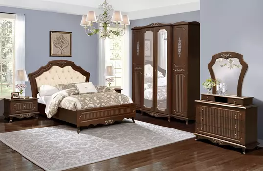 Спальный гарнитур Кантри дуб кальяри (Олмеко)