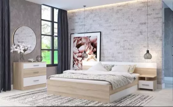 Спальный гарнитур Леси (Горизонт)