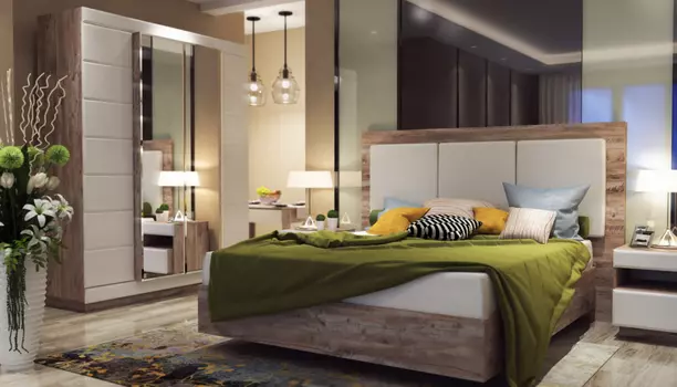 Спальный гарнитур Роксет 0554 (КМК)