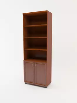 Стеллаж 2-х дверный Премьер (Баронс)