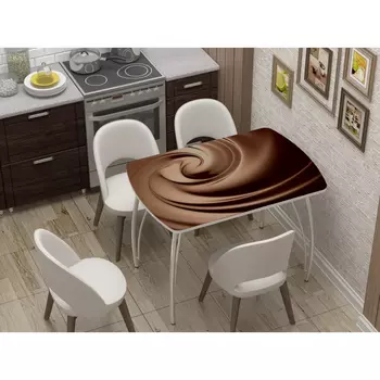 Стол кухонный бочонок с фотопечатью Шоколад (Регион 058)