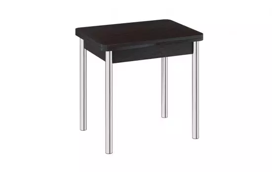 Стол обеденный раскладной с хромированными ножками Лион ТриЯ