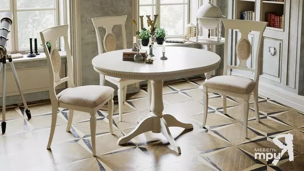 Стол обеденный раскладной Торонто Т1 ТриЯ