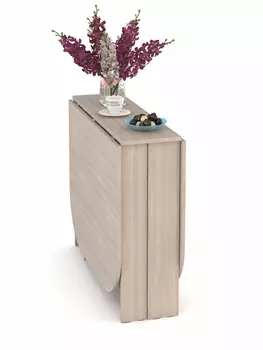 Стол-тумба полукруглый (Мебель Плюс)