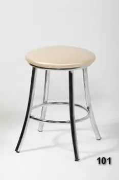 Табурет Лира круглый хромированный (Бител)