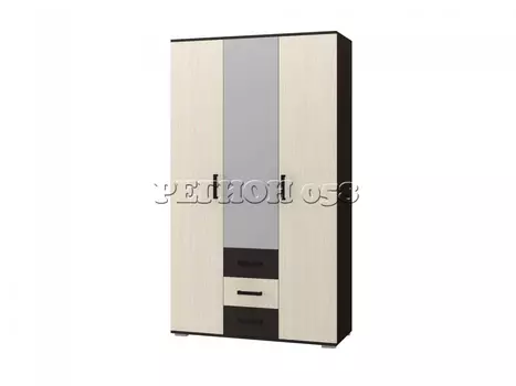 Трехдверный шкаф №2 Нота-11 с ящиками (Регион 058)