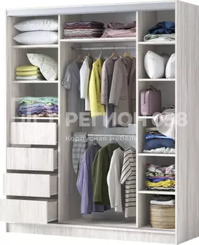 Трехстворчатый шкаф-купе Карина-10 (Регион 058)