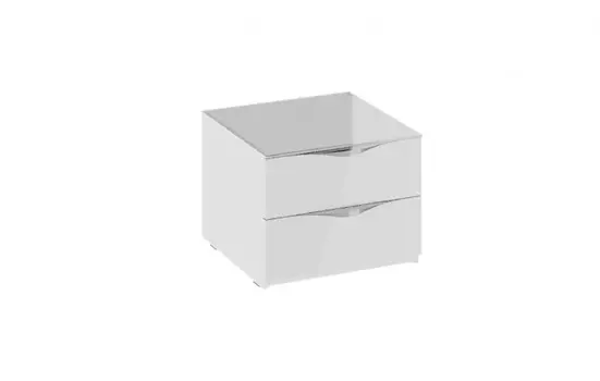 Тумба прикроватная с 2 ящиками Глосс ТД 319.03.01 (Трия)