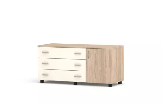 Тумба Ритм с дверцей и 3 ящиками (Баронс)