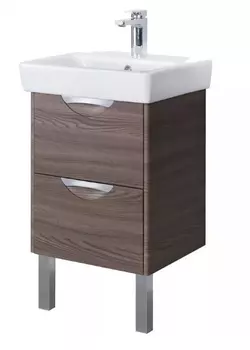 Тумба Сильва 60 с раковиной, дуб макиато (Акватон)