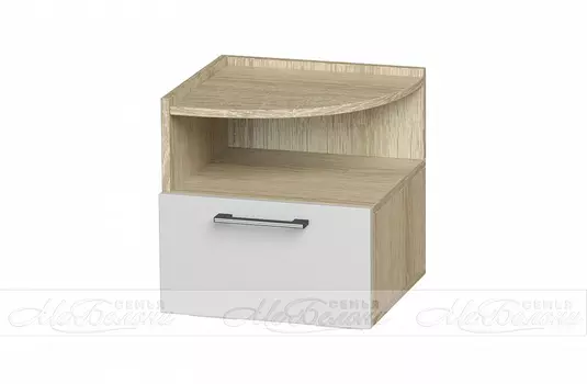 Угловая прикроватная тумба ТБ-08 Белладжио (Мебелони)