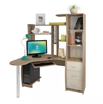 Угловой компьютерный стол Интел-9 (Атлант)