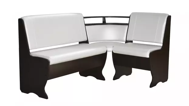 Угловой кухонный диван ДКУ-4/2 с полкой (Марибель)