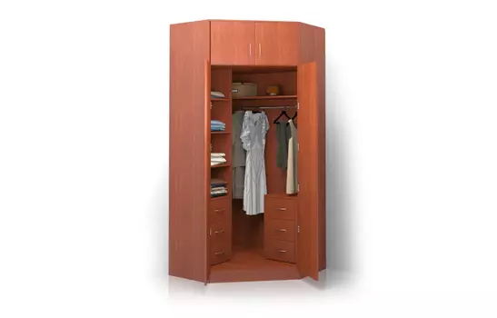 Угловой шкаф ALISA-14 с ящиками и антресолью (Баронс)