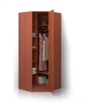 Угловой шкаф ALISA-1 с распашной дверью (Баронс)